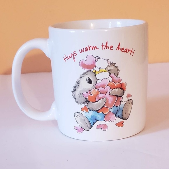 Cup Mug "Hugs Warm the Heart" AGC - Picture 2 of 4